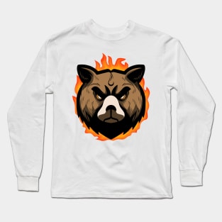 Angry bear Long Sleeve T-Shirt